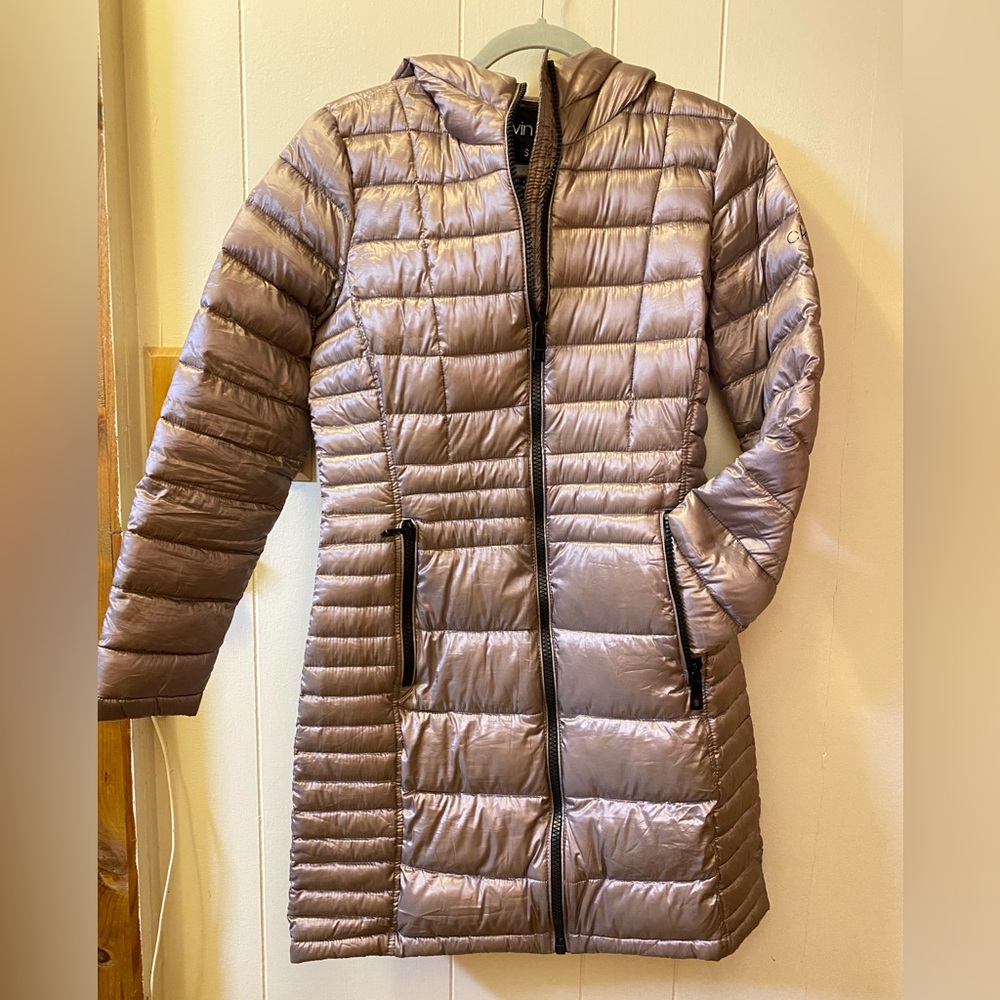 Womens Calvin Klein Puffer Coat